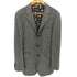 バーバリーブラックレーベル BURBERRY BLACK LABEL 裏地 総柄 ネップ 3B テーラードジャケット メンズ import:L