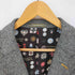 バーバリーブラックレーベル BURBERRY BLACK LABEL 裏地 総柄 ネップ 3B テーラードジャケット メンズ import:L