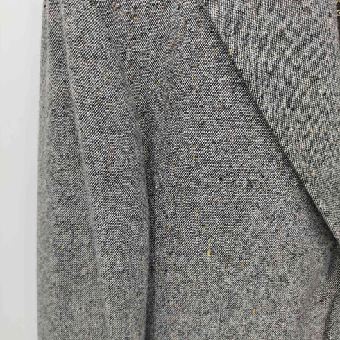 バーバリーブラックレーベル BURBERRY BLACK LABEL 裏地 総柄 ネップ 3B テーラードジャケット メンズ import:L