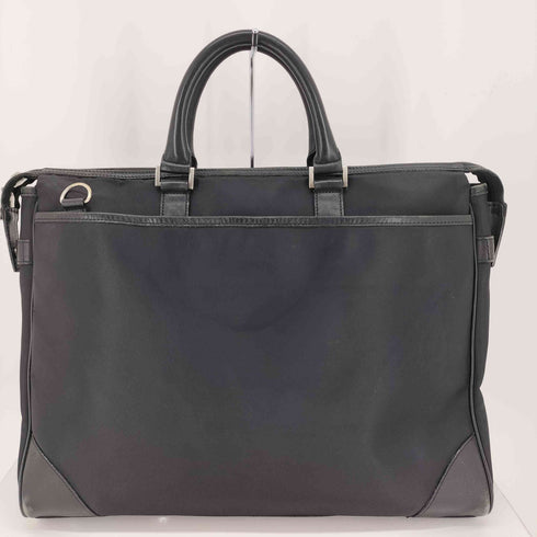 バーバリーブラックレーベル BURBERRY BLACK LABEL レザー切替 ノバチェック ブリーフケース メンズ