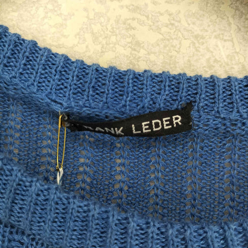 フランクリーダー FRANK LEDER 薄手 リブ編み 長袖 ニット メンズ