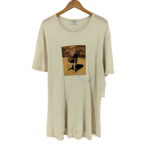 コリーナストラダ COLLINA STRADA 刺繍デザイン プリントTシャツ レディース L