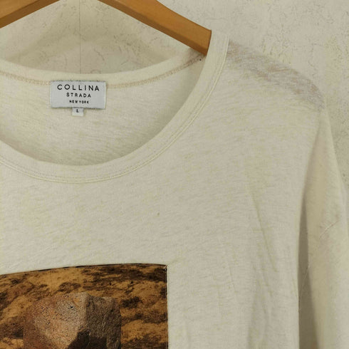 コリーナストラダ COLLINA STRADA 刺繍デザイン プリントTシャツ レディース L