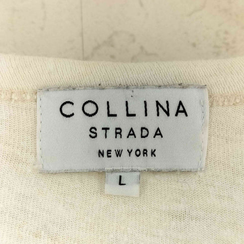 コリーナストラダ COLLINA STRADA 刺繍デザイン プリントTシャツ レディース L
