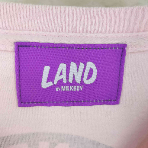 ランドバイミルクボーイ LAND by MILKBOY CEREAL KILLER TEE 総柄 プリント Tシャツ レディース