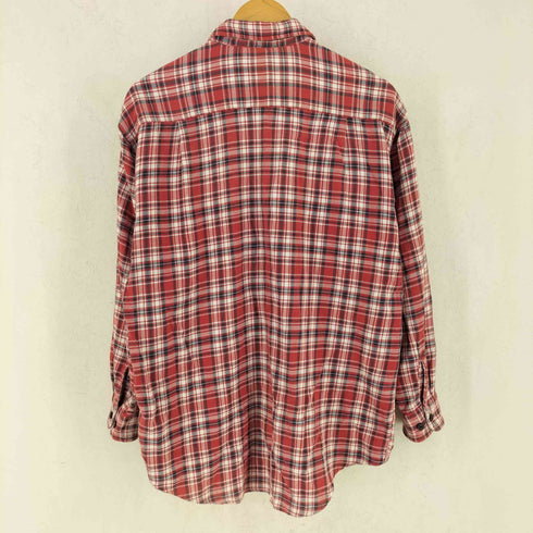 FIRE FLAG レギュラーカラー 長袖 チェック ネルシャツ メンズ MA