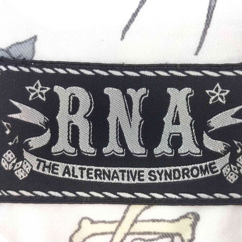 アールエヌエー RNA タトゥー デザイン プリント ドルマンスリーブ シャツ レディース