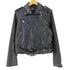 ザラ ZARA フェイクレザー ダブルライダース ジャケット レディース L