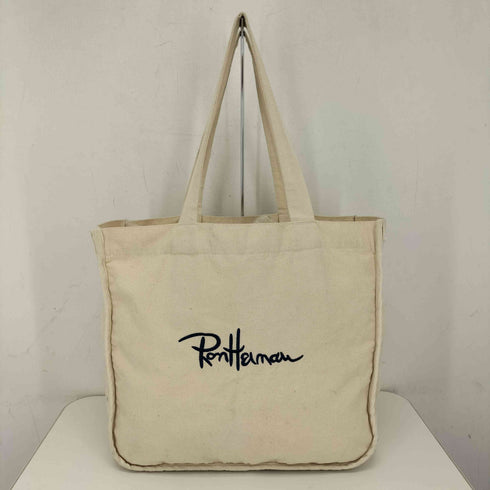 ロンハーマン Ron Herman ロゴ刺繍 キャンバス トートバッグ メンズ