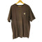 カーハート Carhartt original fit ビッグシルエット ワンポイントロゴ ポケ付き半袖無地Tシャツ メンズ import:XL