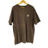 カーハート Carhartt original fit ビッグシルエット ワンポイントロゴ ポケ付き半袖無地Tシャツ メンズ import:XL