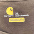 カーハート Carhartt original fit ビッグシルエット ワンポイントロゴ ポケ付き半袖無地Tシャツ メンズ import:XL