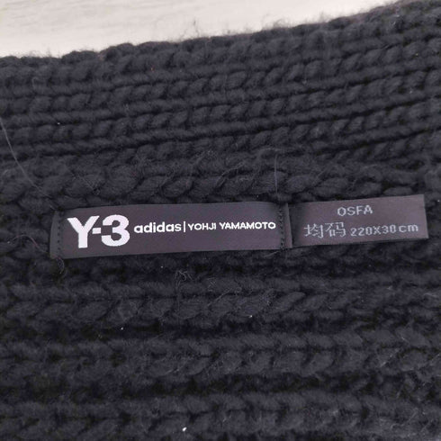 ワイスリー Y-3 ロゴワッペン スリーライン マフラー メンズ