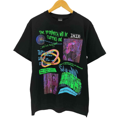 MESSA STORE アニメイラストプリント クルーネックTシャツ メンズ import:L