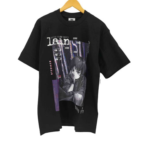 KUDAN アニメイラストプリント クルーネックTシャツ メンズ import:L