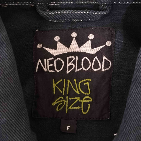 NEO BLOOD ワッペンデザイン ジップアップ ジャケット メンズ FREE