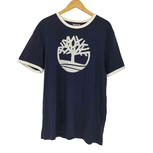 ティンバーランド Timberland ロゴプリント リンガーTシャツ メンズ JPN:L