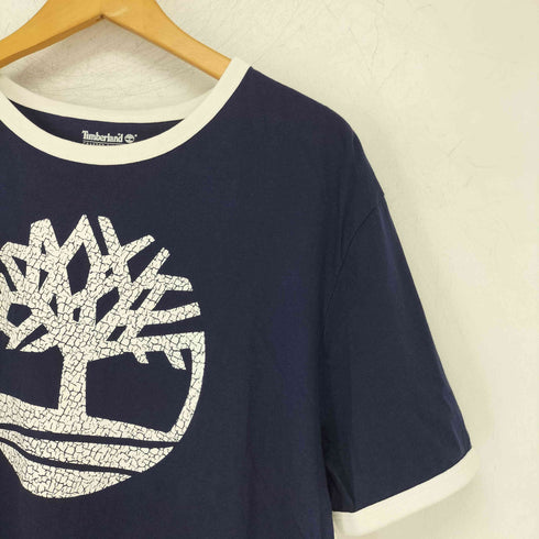 ティンバーランド Timberland ロゴプリント リンガーTシャツ メンズ JPN:L