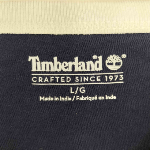 ティンバーランド Timberland ロゴプリント リンガーTシャツ メンズ JPN:L