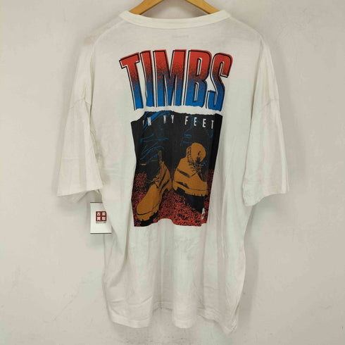 ティンバーランド Timberland イエローブーツプリント クルーネックTシャツ メンズ JPN:L