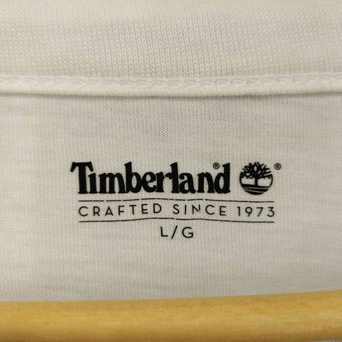 ティンバーランド Timberland イエローブーツプリント クルーネックTシャツ メンズ JPN:L