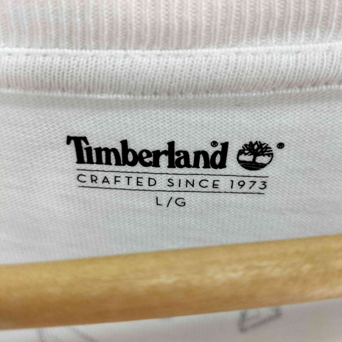 ティンバーランド Timberland ボックスロゴ プリント クルーネックTシャツ メンズ JPN:L