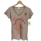 ディーゼル DIESEL フロントプリント Uネック S/S Tシャツ ピチT Y2K レディース