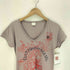 ディーゼル DIESEL フロントプリント Uネック S/S Tシャツ ピチT Y2K レディース