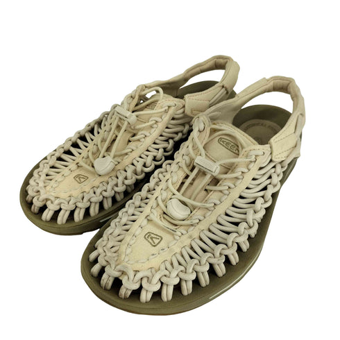 キーン KEEN ユニーク White Cap/Cornstalk サンダル レディース JPN:23