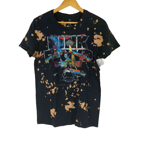 PINK FLOYD 狂気 ブリーチ加工 バンドTシャツ バンT メンズ import:M