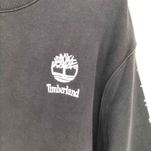 ティンバーランド Timberland ロゴプリント クルーネックスウェット メンズ JPN:L