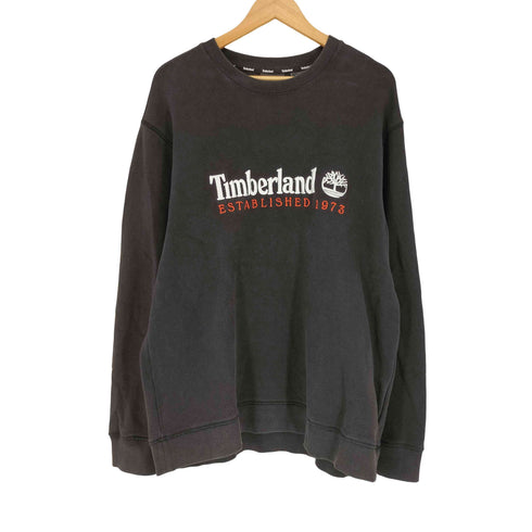 ティンバーランド Timberland ロゴ刺繍 クルーネックスウェット メンズ JPN:L