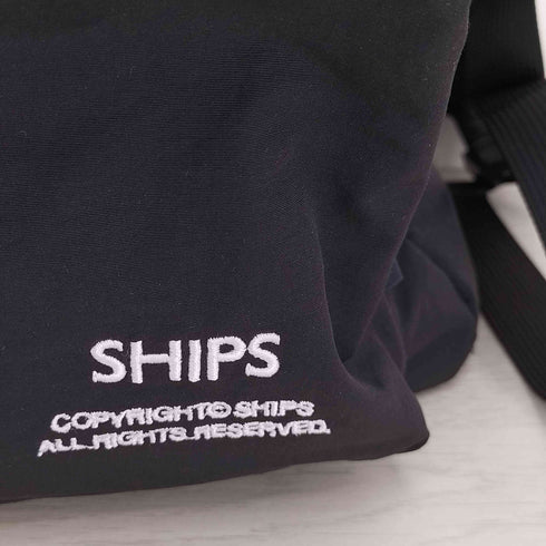 シップス SHIPS COPYRIGHT ロゴ 60/40クロス バックパック メンズ