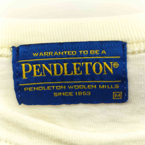 ペンドルトン PENDLETON バックロゴプリント クルーネック 半袖Tシャツ メンズ import:M
