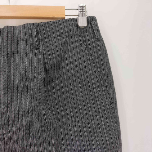 MIYUKI KEORI 70s-80s TALON ヘリボーンストライプウールスラックスパンツ メンズ