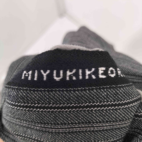 MIYUKI KEORI 70s-80s TALON ヘリボーンストライプウールスラックスパンツ メンズ