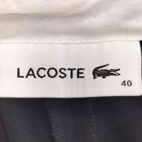 ラコステ LACOSTE ロゴ刺繍ワンポイント 2タック スラックス メンズ FR:38-40