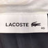ラコステ LACOSTE ロゴ刺繍ワンポイント 2タック スラックス メンズ FR:38-40