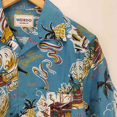 ウィアード WEIRDO 24SS WEIRDO HUT - S/S SHIRTS ウィアードハット アロハ半袖シャツ メンズ JPN:M