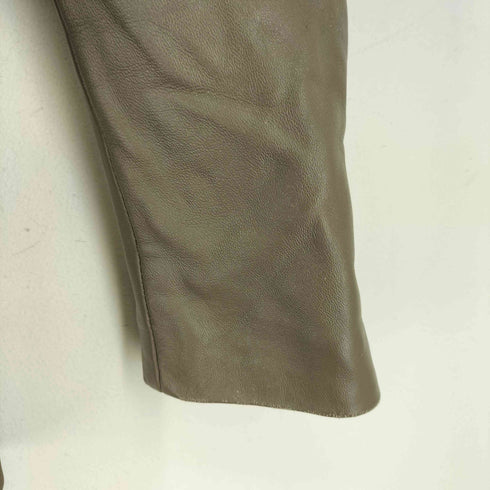 リューグーレザーズ Liugoo Leathers 羊革 レザーテーラードジャケット メンズ JPN:M