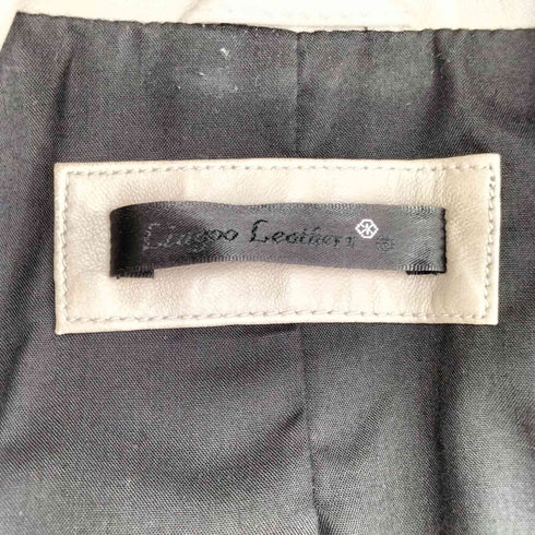 リューグーレザーズ Liugoo Leathers 羊革 レザーテーラードジャケット メンズ JPN:M