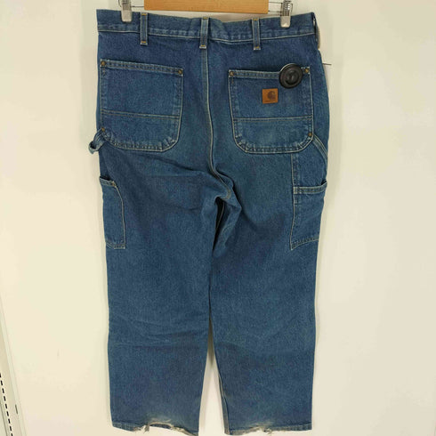 カーハート Carhartt メキシコ製 ダブルニー ワークデニムパンツ ワイド メンズ 34×30