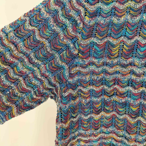 ミッソーニスポーツ MISSONI SPORTS コットレーヨン 半袖 サマーニット レディース EUR:42