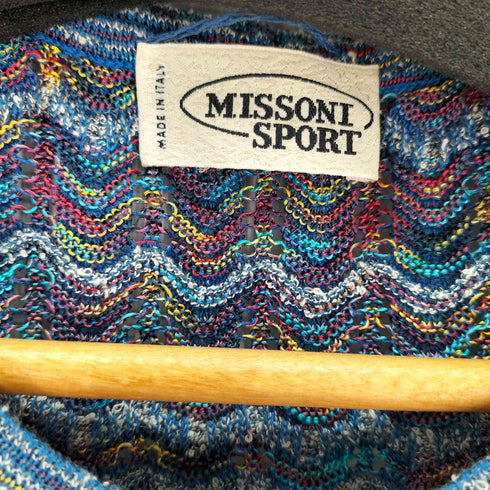 ミッソーニスポーツ MISSONI SPORTS コットレーヨン 半袖 サマーニット レディース EUR:42