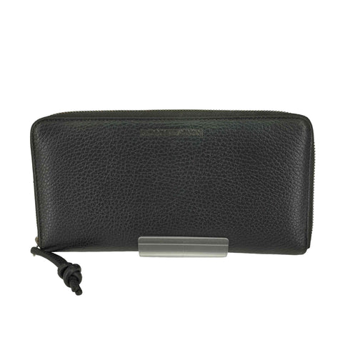 エンポリオアルマーニ EMPORIO ARMANI ラウンドファスナーウォレット タンブルレザー メンズ