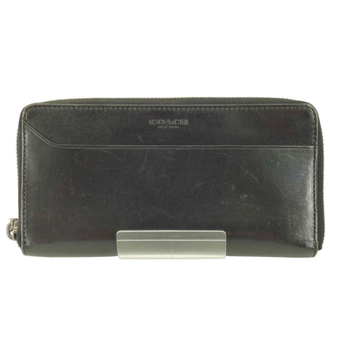 コーチ COACH ウォーターバッファロー レザー 長財布 メンズ