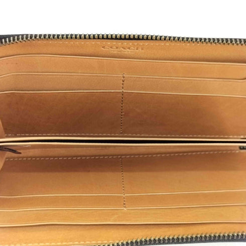 コーチ COACH ウォーターバッファロー レザー 長財布 メンズ