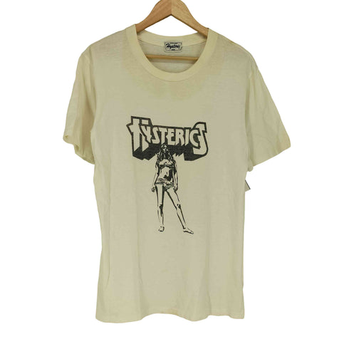 ヒステリック HYSTERIC ヒスガール プリント クルーネックTシャツ オゾンコミュニティ 袖裾シングル メンズ FREE