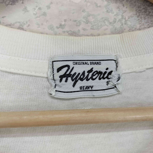ヒステリック HYSTERIC ヒスガール プリント クルーネックTシャツ オゾンコミュニティ 袖裾シングル メンズ FREE