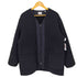 ユニクロ UNIQLO フリース ノーカラー コート メンズ JPN:L